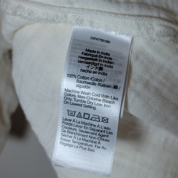 Madewell Lightestspun Cover-Up Maxi Shirtdress | 100% Cotton | Size Medium - Picture 4 of 10